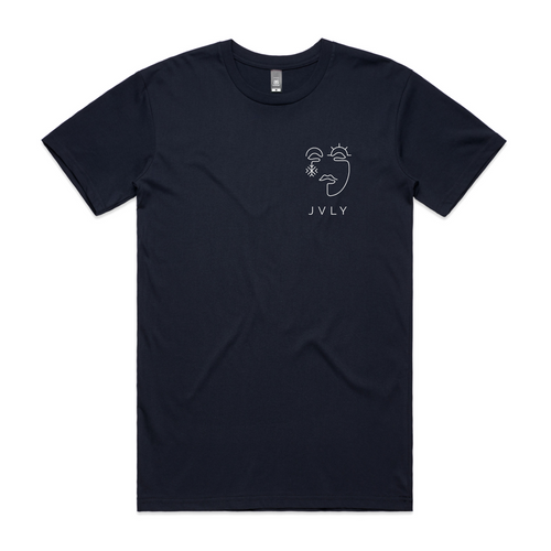 JVLY Logo Tee by Lonely Kids Club. All clothing from our T-shirts to our shorts and hoodies are ethically made, and printed packed and shipped from Sydney.