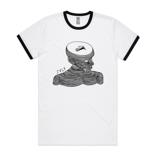 JVLY Swim Tee by Lonely Kids Club. All clothing from our T-shirts to our shorts and hoodies are ethically made, and printed packed and shipped from Sydney.