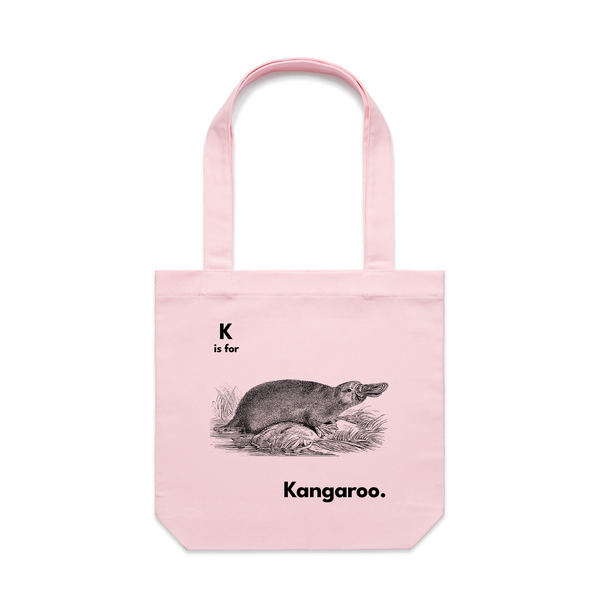 K Is For Kangaroo Tote