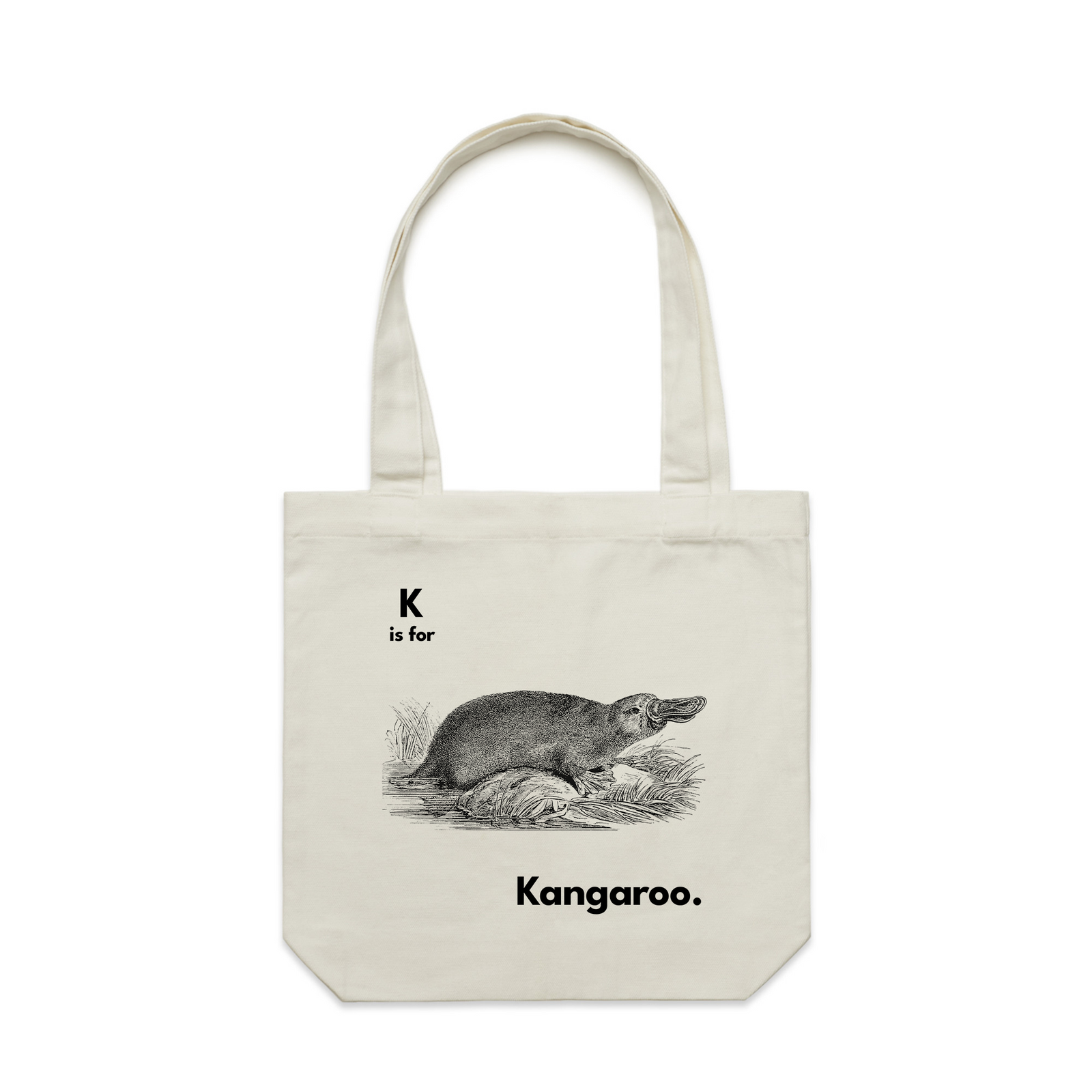 K Is For Kangaroo Tote