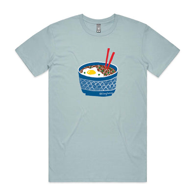 Kampua Mee Tee by Lonely Kids Club. All clothing from our T-shirts to our shorts and hoodies are ethically made, and printed packed and shipped from Sydney.