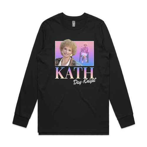 Kath Retro Tee by Lonely Kids Club. All clothing from our T-shirts to our shorts and hoodies are ethically made, and printed packed and shipped from Sydney.