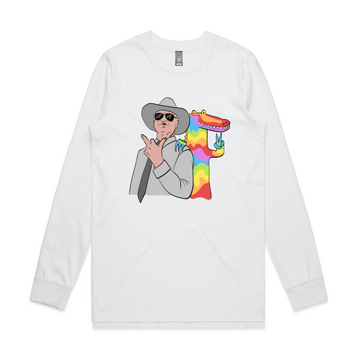 Katter & Krok Tee by Lonely Kids Club. All clothing from our T-shirts to our shorts and hoodies are ethically made, and printed packed and shipped from Sydney.