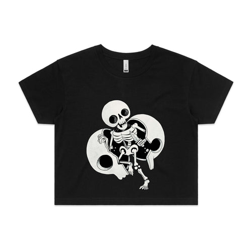 Little Death Tee by Lonely Kids Club. All clothing from our T-shirts to our shorts and hoodies are ethically made, and printed packed and shipped from Sydney.