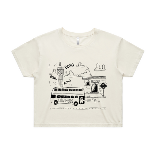 LKC In London Tee by Lonely Kids Club. All clothing from our T-shirts to our shorts and hoodies are ethically made, and printed packed and shipped from Sydney.