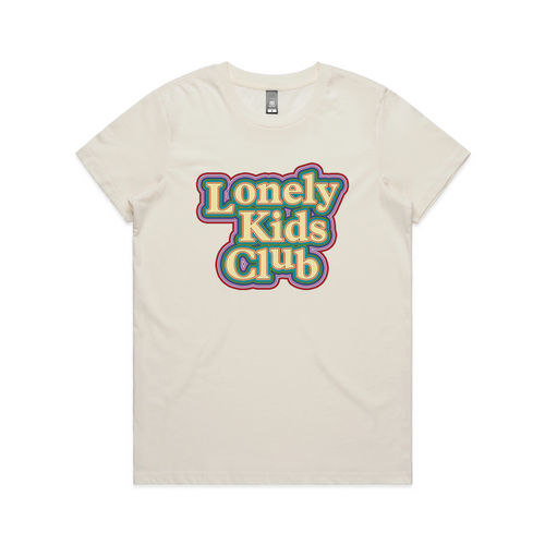 LKC Outline Tee by Lonely Kids Club. All clothing from our T-shirts to our shorts and hoodies are ethically made, and printed packed and shipped from Sydney.