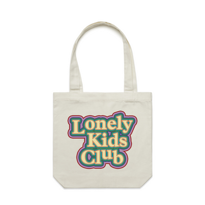 LKC Outline Tote by Lonely Kids Club. All clothing from our T-shirts to our shorts and hoodies are ethically made, and printed packed and shipped from Sydney.