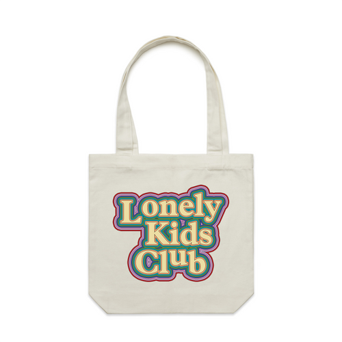 LKC Outline Tote by Lonely Kids Club. All clothing from our T-shirts to our shorts and hoodies are ethically made, and printed packed and shipped from Sydney.