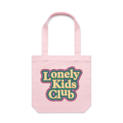 LKC Outline Tote by Lonely Kids Club. All clothing from our T-shirts to our shorts and hoodies are ethically made, and printed packed and shipped from Sydney.