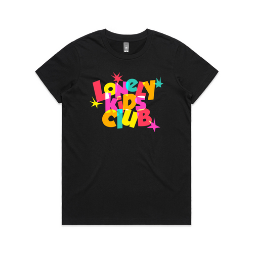 LKC Stars Tee by Lonely Kids Club. All clothing from our T-shirts to our shorts and hoodies are ethically made, and printed packed and shipped from Sydney.