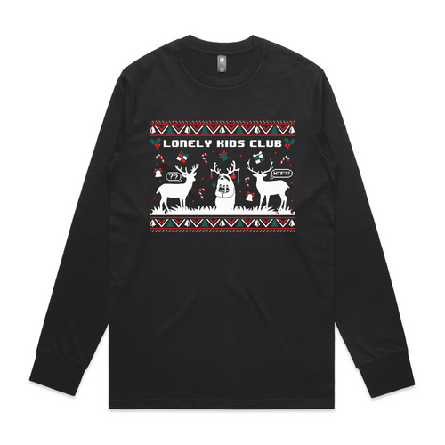 LKC Xmas Tee by Lonely Kids Club. All clothing from our T-shirts to our shorts and hoodies are ethically made, and printed packed and shipped from Sydney.