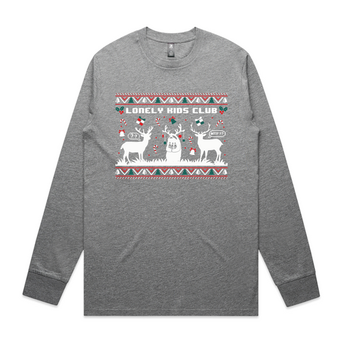 LKC Xmas Tee by Lonely Kids Club. All clothing from our T-shirts to our shorts and hoodies are ethically made, and printed packed and shipped from Sydney.