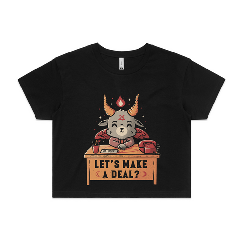 Let's Make A Deal Tee by Lonely Kids Club. All clothing from our T-shirts to our shorts and hoodies are ethically made, and printed packed and shipped from Sydney.