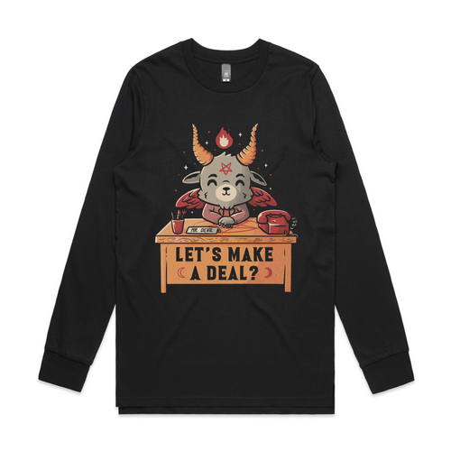 Let's Make A Deal Tee by Lonely Kids Club. All clothing from our T-shirts to our shorts and hoodies are ethically made, and printed packed and shipped from Sydney.