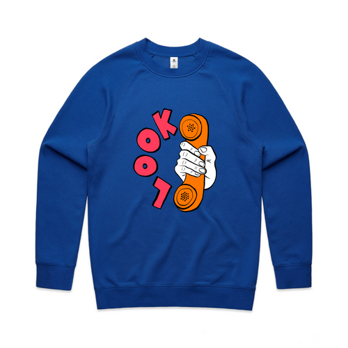 Look Jumper by Lonely Kids Club. All clothing from our T-shirts to our shorts and hoodies are ethically made, and printed packed and shipped from Sydney.