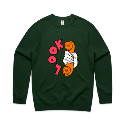 Look Jumper by Lonely Kids Club. All clothing from our T-shirts to our shorts and hoodies are ethically made, and printed packed and shipped from Sydney.