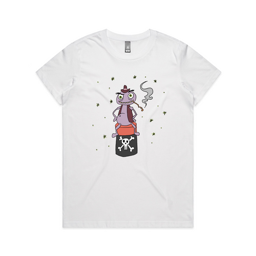 Louie The Fly Tee by Lonely Kids Club. All clothing from our T-shirts to our shorts and hoodies are ethically made, and printed packed and shipped from Sydney.