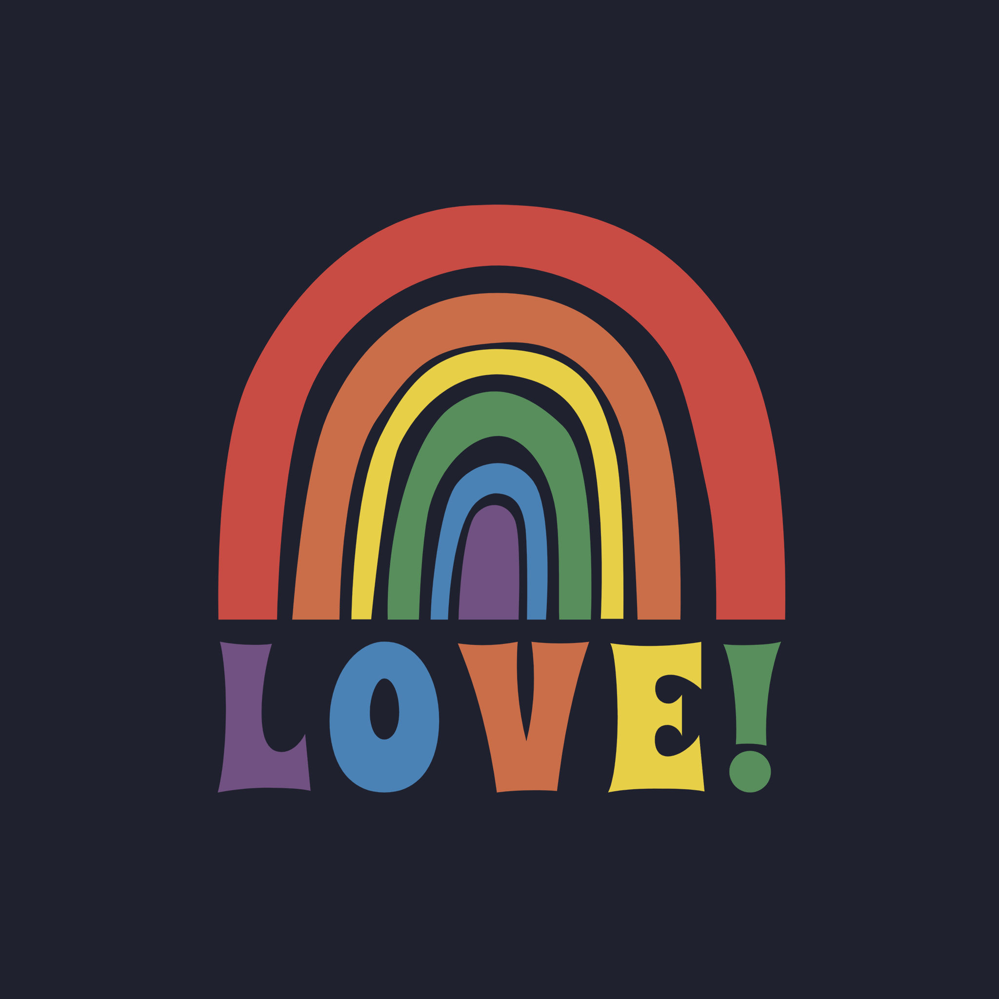 Rainbow Love Tee