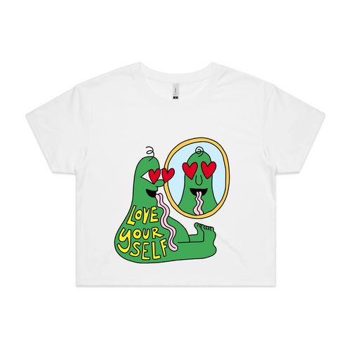 Love Yourself Tee by Lonely Kids Club. All clothing from our T-shirts to our shorts and hoodies are ethically made, and printed packed and shipped from Sydney.