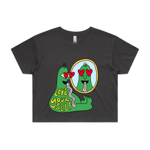 Love Yourself Tee by Lonely Kids Club. All clothing from our T-shirts to our shorts and hoodies are ethically made, and printed packed and shipped from Sydney.