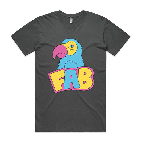 Fab Macaw Tee by Lonely Kids Club. All clothing from our T-shirts to our shorts and hoodies are ethically made, and printed packed and shipped from Sydney.