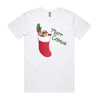 Murr Crimus Tee by Lonely Kids Club. All clothing from our T-shirts to our shorts and hoodies are ethically made, and printed packed and shipped from Sydney.