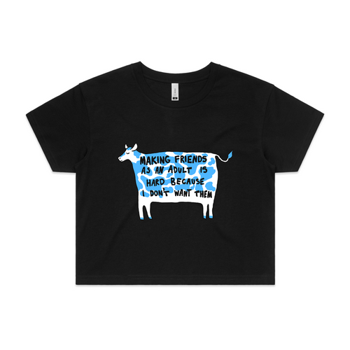 Making Friends Tee by Lonely Kids Club. All clothing from our T-shirts to our shorts and hoodies are ethically made, and printed packed and shipped from Sydney.