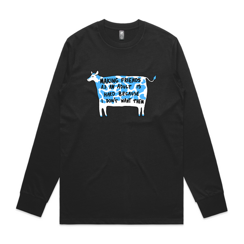 Making Friends Tee by Lonely Kids Club. All clothing from our T-shirts to our shorts and hoodies are ethically made, and printed packed and shipped from Sydney.