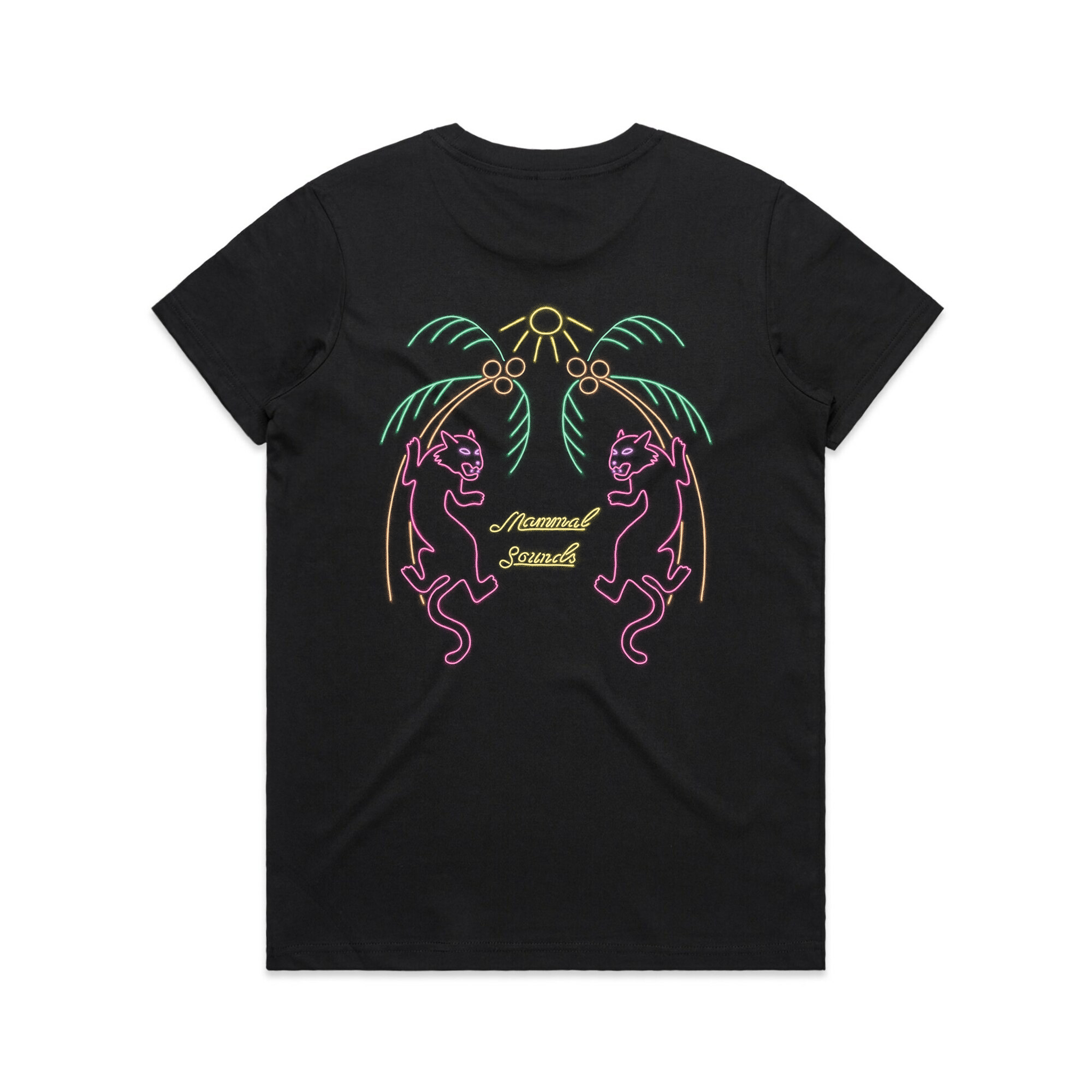 Mammal Sounds Neon Tee