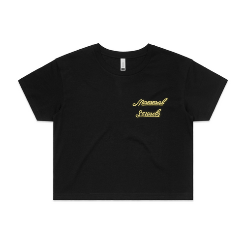 Mammal Sounds Neon Tee by Lonely Kids Club. All clothing from our T-shirts to our shorts and hoodies are ethically made, and printed packed and shipped from Sydney.