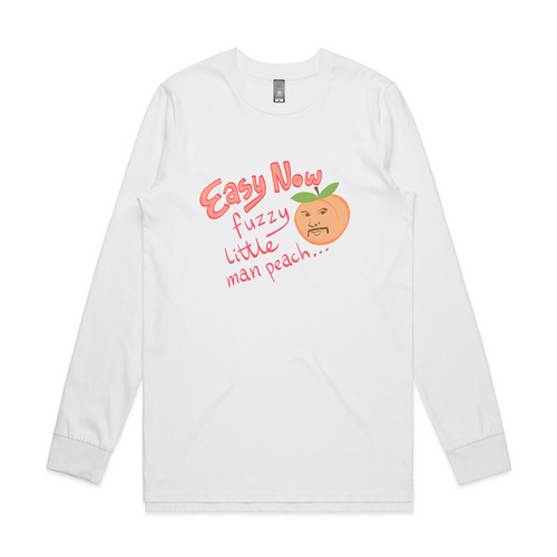 Man Peach Tee by Lonely Kids Club. All clothing from our T-shirts to our shorts and hoodies are ethically made, and printed packed and shipped from Sydney.
