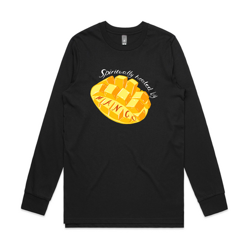 Spiritually Healed By Mango Tee by Lonely Kids Club. All clothing from our T-shirts to our shorts and hoodies are ethically made, and printed packed and shipped from Sydney.