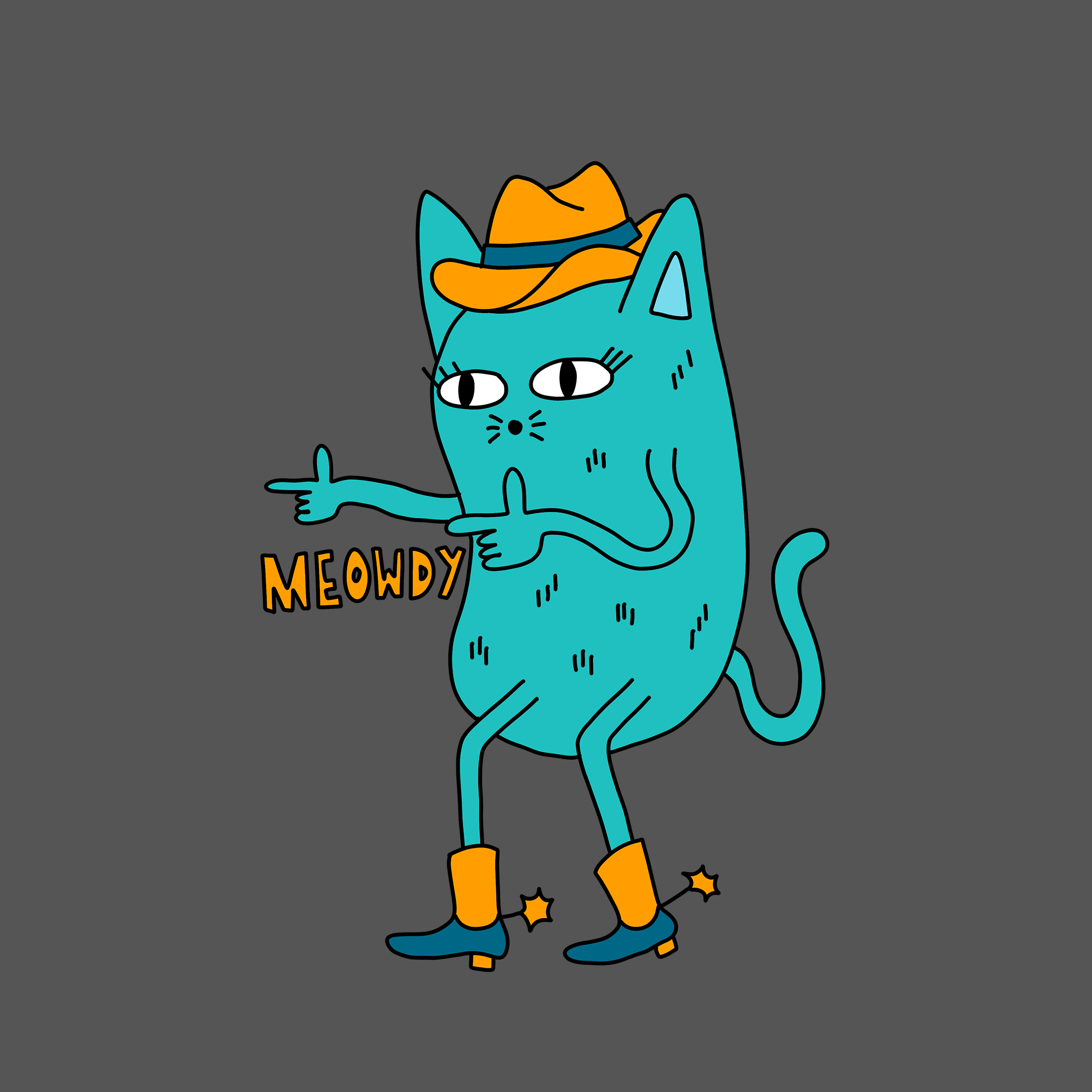 Meowdy Tee