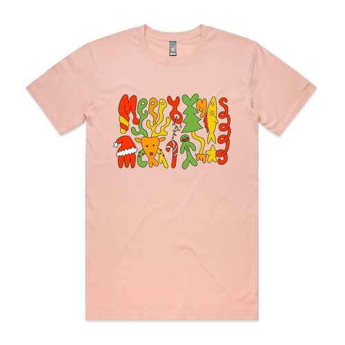 Foldmas Tee by Lonely Kids Club. All clothing from our T-shirts to our shorts and hoodies are ethically made, and printed packed and shipped from Sydney.