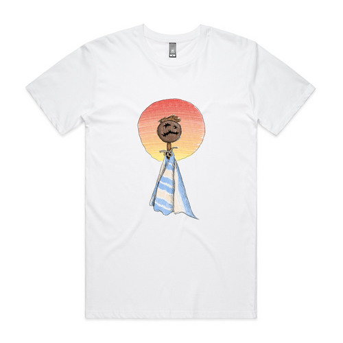 Milky Joe Tee by Lonely Kids Club. All clothing from our T-shirts to our shorts and hoodies are ethically made, and printed packed and shipped from Sydney.