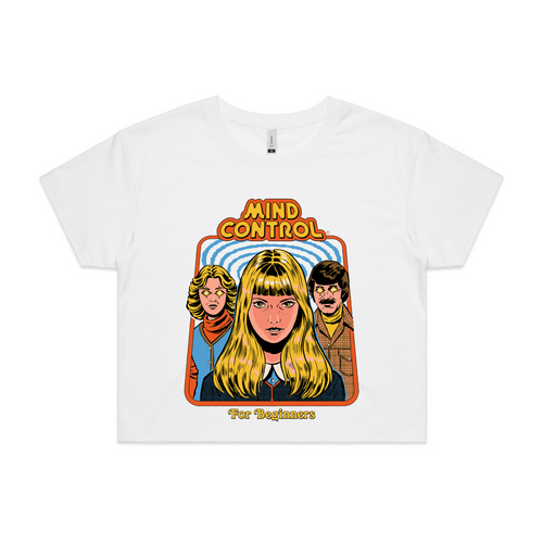 Mind Control For Beginners Tee by Lonely Kids Club. All clothing from our T-shirts to our shorts and hoodies are ethically made, and printed packed and shipped from Sydney.