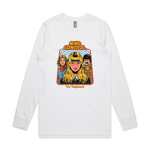 Mind Control For Beginners Tee by Lonely Kids Club. All clothing from our T-shirts to our shorts and hoodies are ethically made, and printed packed and shipped from Sydney.
