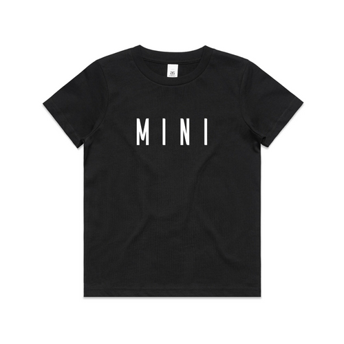 Mini Matching Kids Tee by Lonely Kids Club. All clothing from our T-shirts to our shorts and hoodies are ethically made, and printed packed and shipped from Sydney.