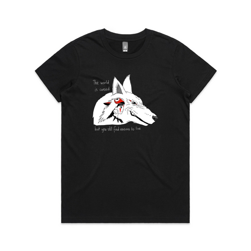 Mononoke Tee by Lonely Kids Club. All clothing from our T-shirts to our shorts and hoodies are ethically made, and printed packed and shipped from Sydney.