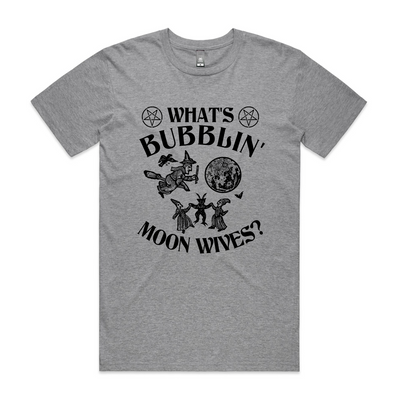 Moon Wives Tee by Lonely Kids Club. All clothing from our T-shirts to our shorts and hoodies are ethically made, and printed packed and shipped from Sydney.