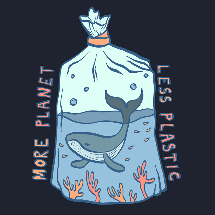 More Planet, Less Plastic Tee