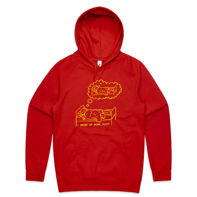 More Sleep Hoodie by Lonely Kids Club. All clothing from our T-shirts to our shorts and hoodies are ethically made, and printed packed and shipped from Sydney.