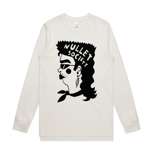 Mullet Society Tee by Lonely Kids Club. All clothing from our T-shirts to our shorts and hoodies are ethically made, and printed packed and shipped from Sydney.