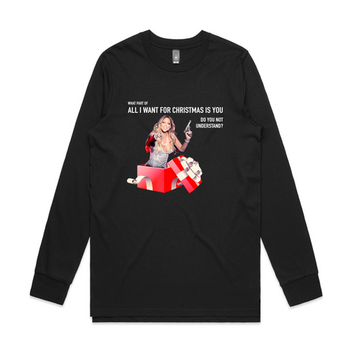 NRA Mariah Carey Tee by Lonely Kids Club. All clothing from our T-shirts to our shorts and hoodies are ethically made, and printed packed and shipped from Sydney.