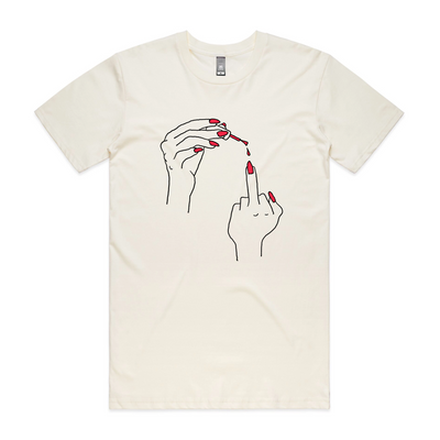 Nail Polish Tee by Lonely Kids Club. All clothing from our T-shirts to our shorts and hoodies are ethically made, and printed packed and shipped from Sydney.