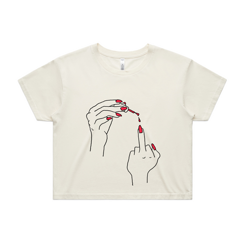 Nail Polish Tee by Lonely Kids Club. All clothing from our T-shirts to our shorts and hoodies are ethically made, and printed packed and shipped from Sydney.