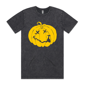 Grunge Pumpkin Tee by Lonely Kids Club. All clothing from our T-shirts to our shorts and hoodies are ethically made, and printed packed and shipped from Sydney.