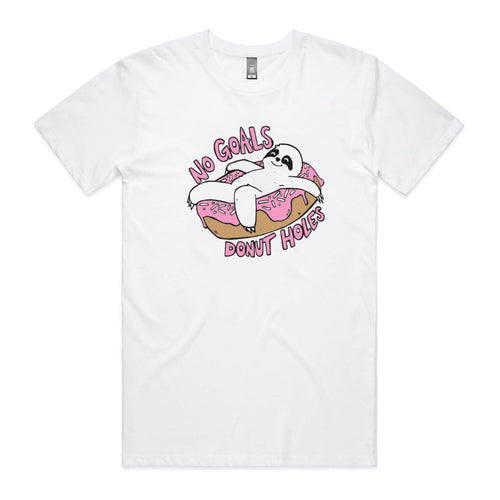 No Goals Tee by Lonely Kids Club. All clothing from our T-shirts to our shorts and hoodies are ethically made, and printed packed and shipped from Sydney.