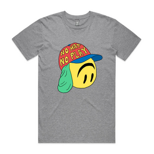 No Hat No Play Tee by Lonely Kids Club. All clothing from our T-shirts to our shorts and hoodies are ethically made, and printed packed and shipped from Sydney.