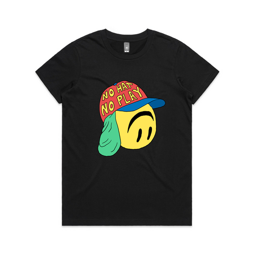 No Hat No Play Tee by Lonely Kids Club. All clothing from our T-shirts to our shorts and hoodies are ethically made, and printed packed and shipped from Sydney.